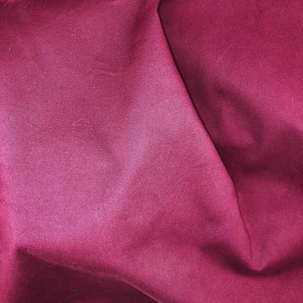 Baumwoll Twill Peach Effect, Bordeaux